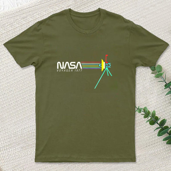 Retro Nasa Voyager Spacecraft T-Shirt