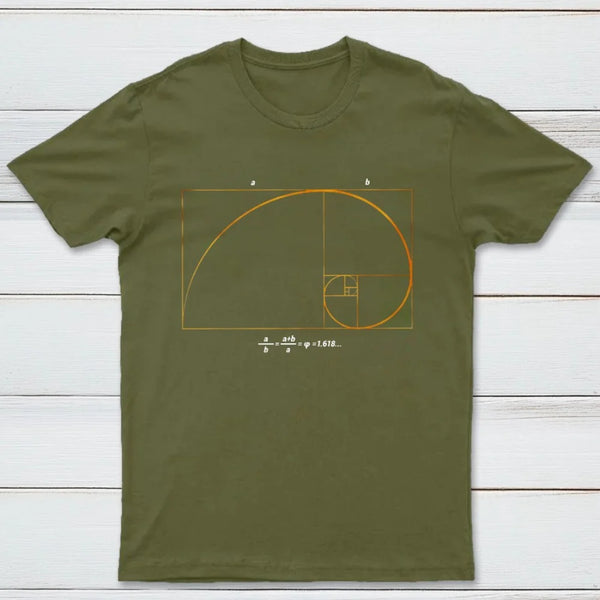 Fibonacci Math Art Science Engineer T-Shirt
