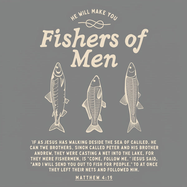 Fishers Of Men Christian Washed T-Shirt