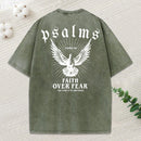 Faith Over Fear Christian Washed T-Shirt