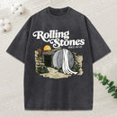 The Stone Was Rolled Away Christian Washed T-Shirt