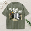 The Stone Was Rolled Away Christian Washed T-Shirt