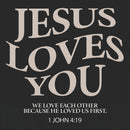 Jesus Loves You Chirtsian Washed T-Shirt