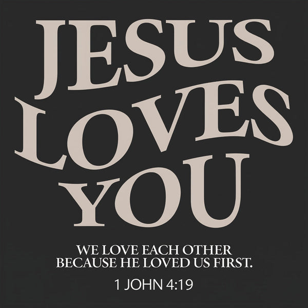 Jesus Loves You Chirtsian Washed T-Shirt