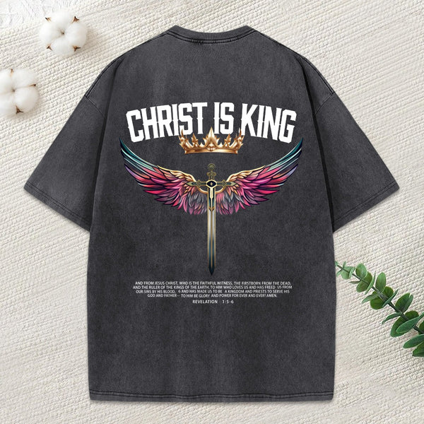 Christ Is King Washed T-Shirt