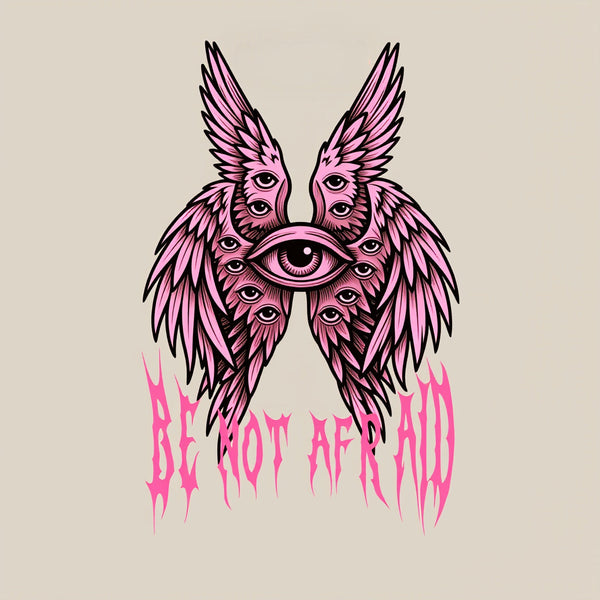 Be Not Afraid Seraphim Christian Washed T-Shirt