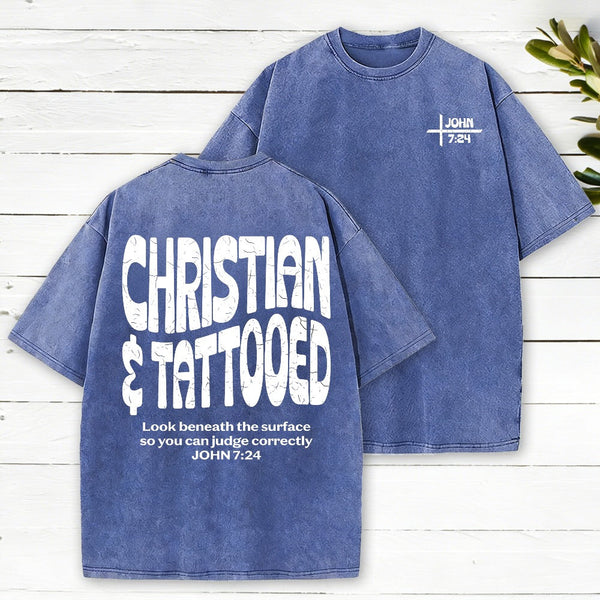 Christian & Tattooed Christian Washed T-Shirt