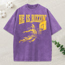 He Is Rizzin Christian Washed T-Shirt