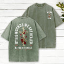 By His Wounds We Are Healed Christian Washed T-Shirt