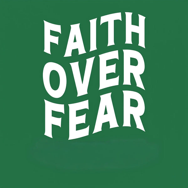 Faith Over Fear Unisex Christian Washed T-Shirt