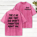 Not Forsaken Christian Washed T-Shirt
