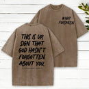 Not Forsaken Christian Washed T-Shirt