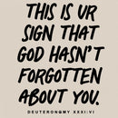 Not Forsaken Christian Washed T-Shirt