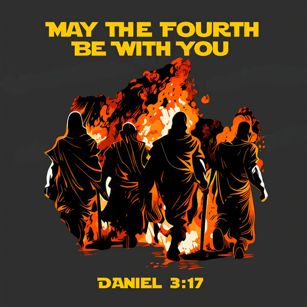 May The Fourth Be With You Christian Washed T-Shirt