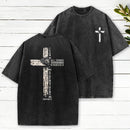 I Can Do All Things THrough Christ Christian Washed T-Shirt
