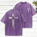 I Can Do All Things THrough Christ Christian Washed T-Shirt