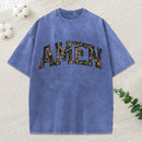 Amen Camouflage Christian Washed T-Shirt