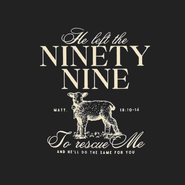 He Left The 99 To Rescues Me Christian Washed T-Shirt