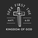 Seek First The Kingdom Of God Christian Washed T-Shirt