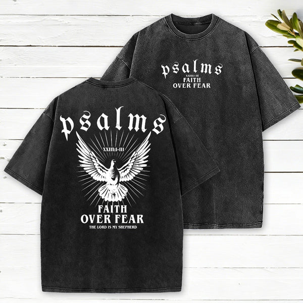 Faith Over Fear Washed T-Shirt