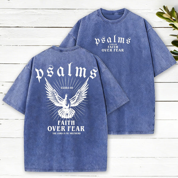 Faith Over Fear Washed T-Shirt