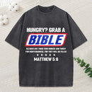 Blessed Are Those Who Hunger And Thirst For Righteousness Christian Washed T-Shirt