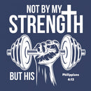 Not By My Strength But His Christian Washed T-Shirt