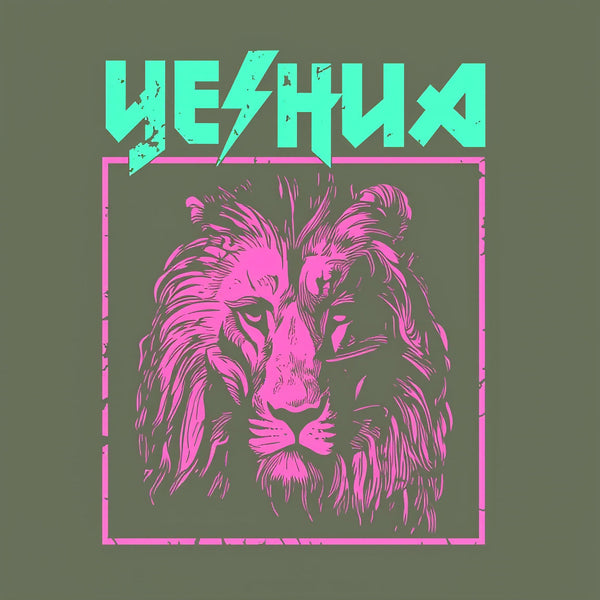 Retro Lion Yeshua Christian T-Shirt