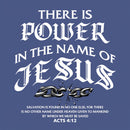 There Is Power In The Name Of Jesus Christian Washed T-Shirt