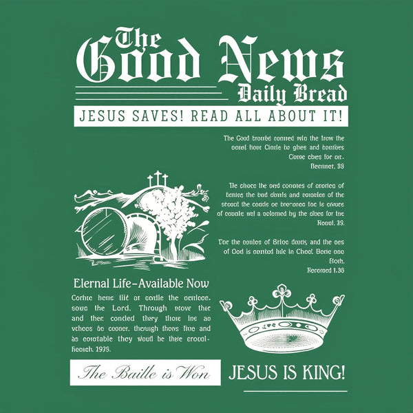The Good News Christian Washed T-Shirt