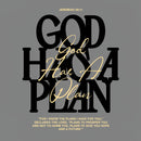 God Has A Plan Christian Washed T-Shirt