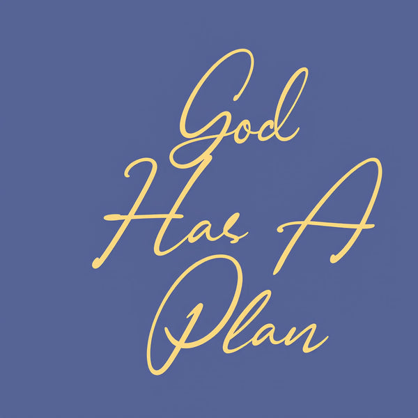 God Has A Plan Christian Washed T-Shirt