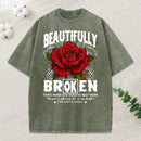 Beautifully Broken Christian Washed T-Shirt