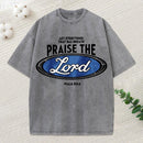 Praise The Lord Christian Washed T-Shirt
