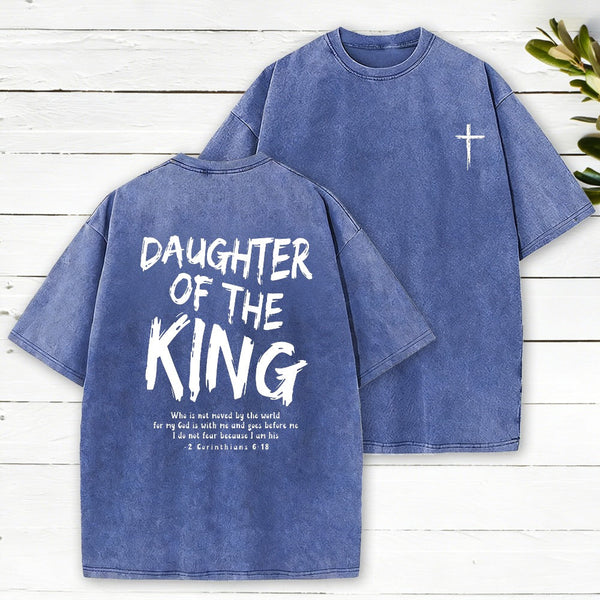 Daughter Of The King Christian Washed T-Shirt
