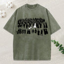 By His Wounds Christian Washed T-Shirt