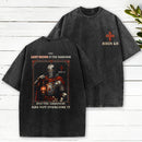The Light Shines In The Darkness Christian Washed T-Shirt