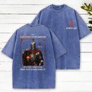 The Light Shines In The Darkness Christian Washed T-Shirt