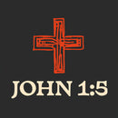 The Light Shines In The Darkness Christian Washed T-Shirt