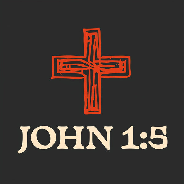 The Light Shines In The Darkness Christian Washed T-Shirt