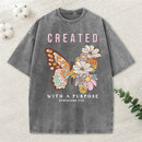 Created With A Purpose Christian Washed T-Shirt