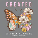 Created With A Purpose Christian Washed T-Shirt
