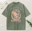 The Heavens Are Roaring Lion Christian Washed T-Shirt