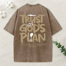 Trust God's Plan Christian Washed T-Shirt