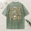 Trust God's Plan Christian Washed T-Shirt