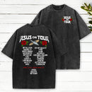 Jesus On Tour Christian Washed T-Shirt