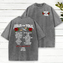 Jesus On Tour Christian Washed T-Shirt