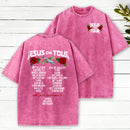 Jesus On Tour Christian Washed T-Shirt