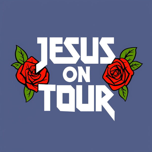 Jesus On Tour Christian Washed T-Shirt
