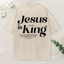 Jesus Is King Christian Washed T-Shirt